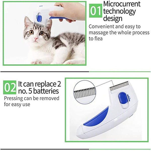 Pet Comb- Grooming Comb Brush for Pets  Effective Remove Float Hair