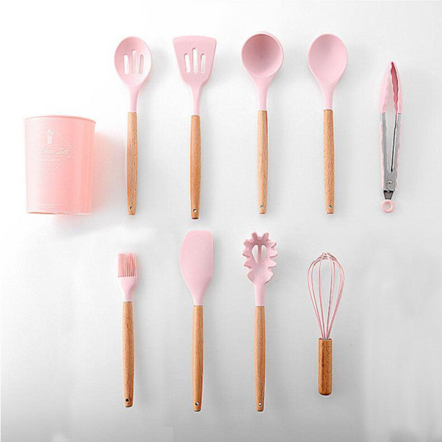 Non-stick-Silicone-Cooking-Utensils-Pink-9-Pieces-B