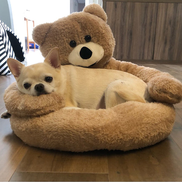 Cute-Bear-Hug-Pet-Bed